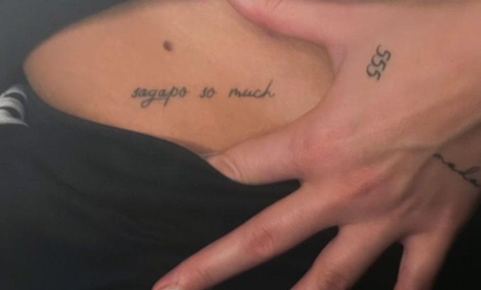 Tatouage de Virginie d'OD Martinique.