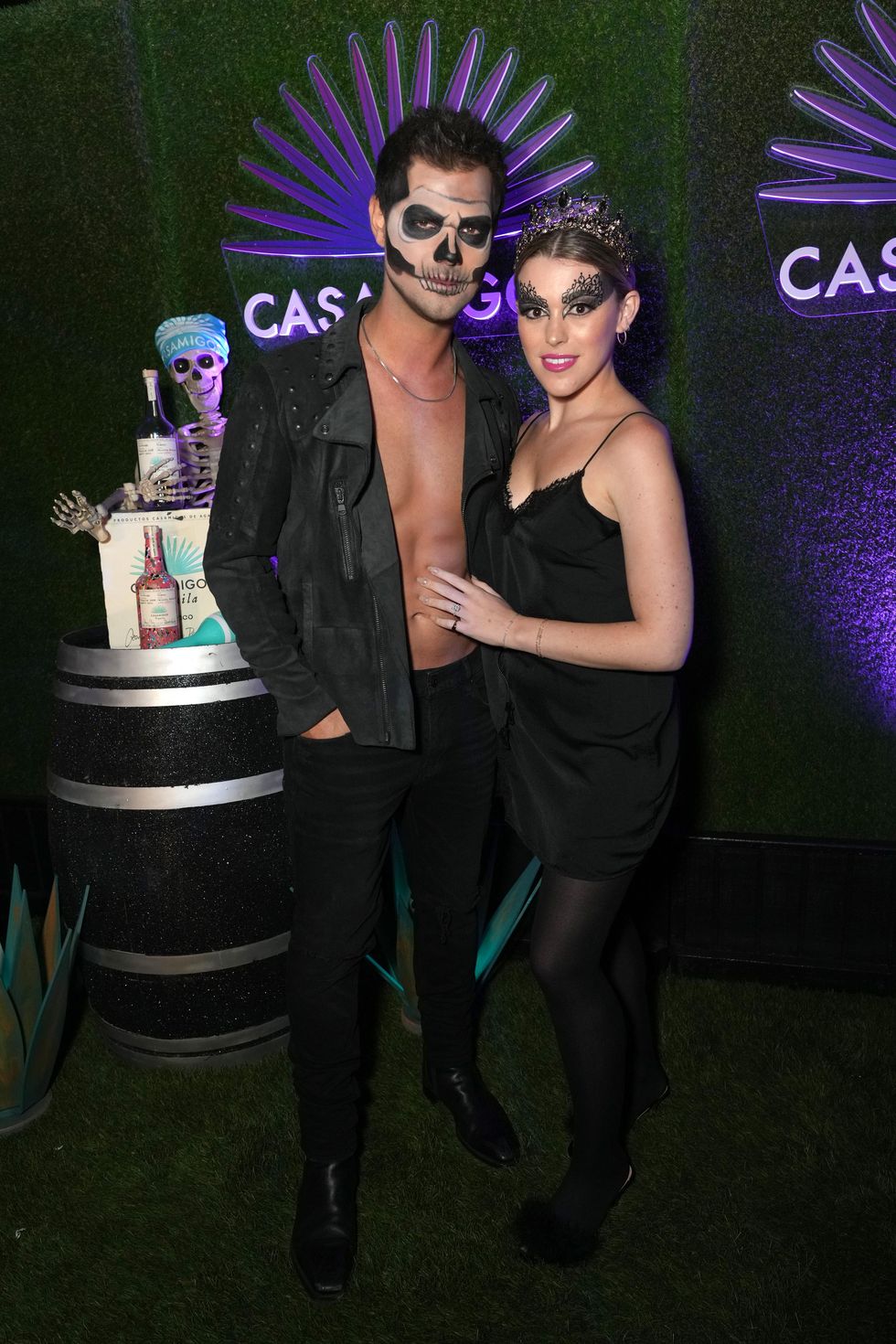 Taylor Lautner and Taylor Dome at the 2022 Casamigos Halloween party.