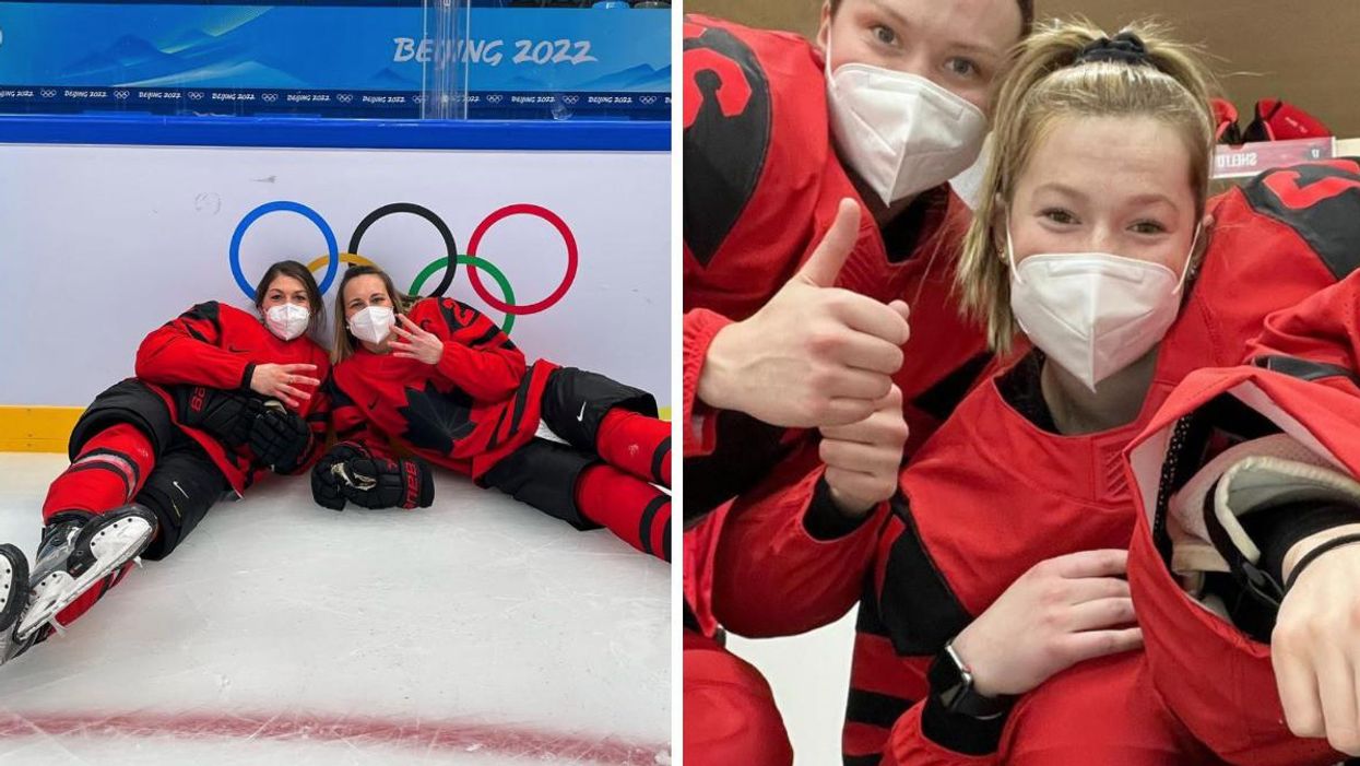 Team Canada's Olympic Women's Hockey Team Played In KN95 Masks & Still Beat Russia