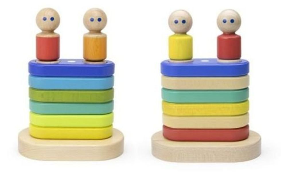 Tegu floating stacker toys.