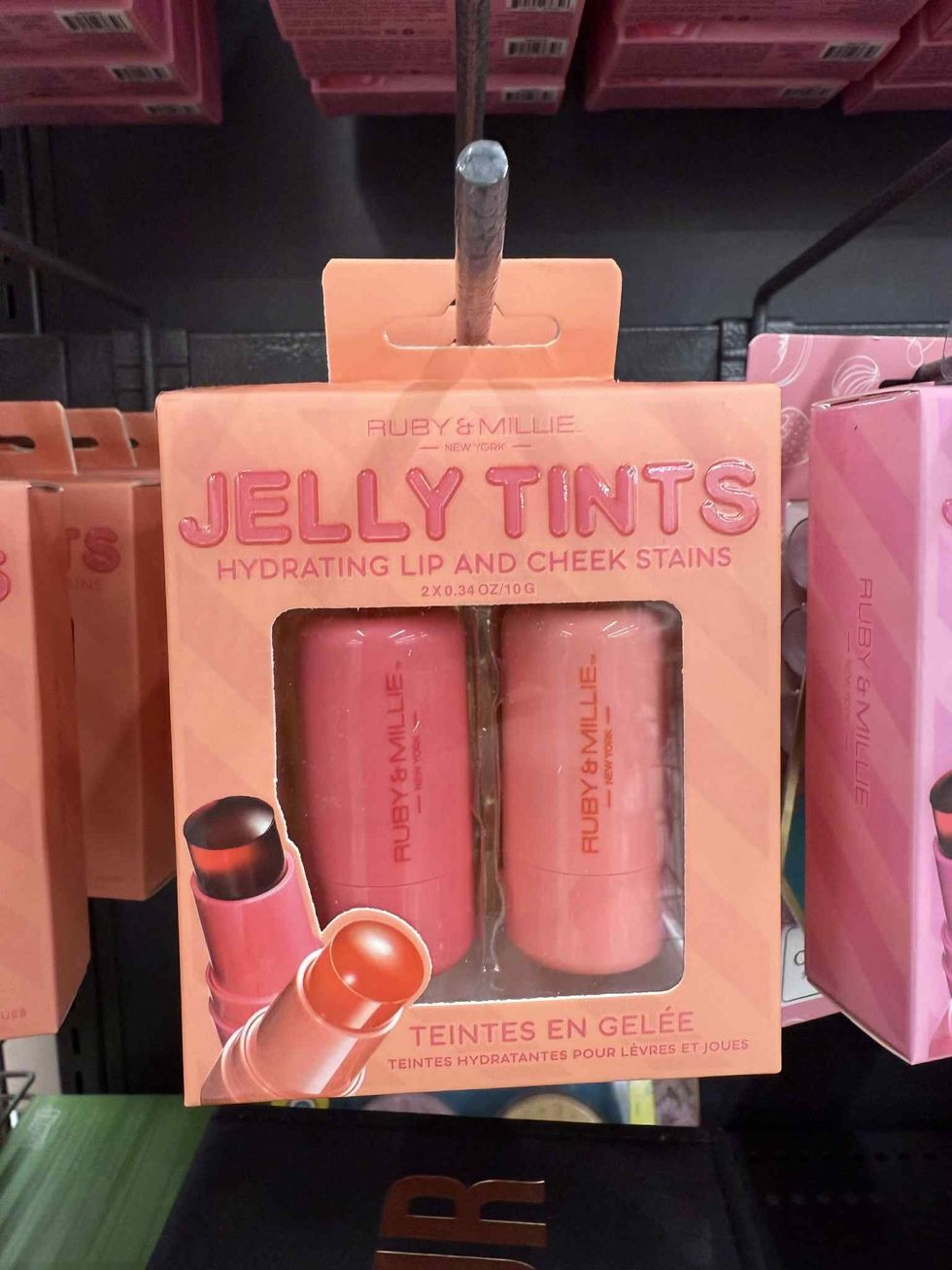 Teintes hydratantes pour l\u00e8vres et joues Jelly Tint de la marque Ruby & Millie.