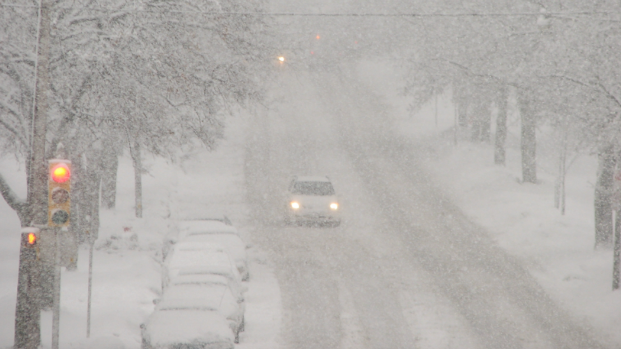 Tempête de neige.