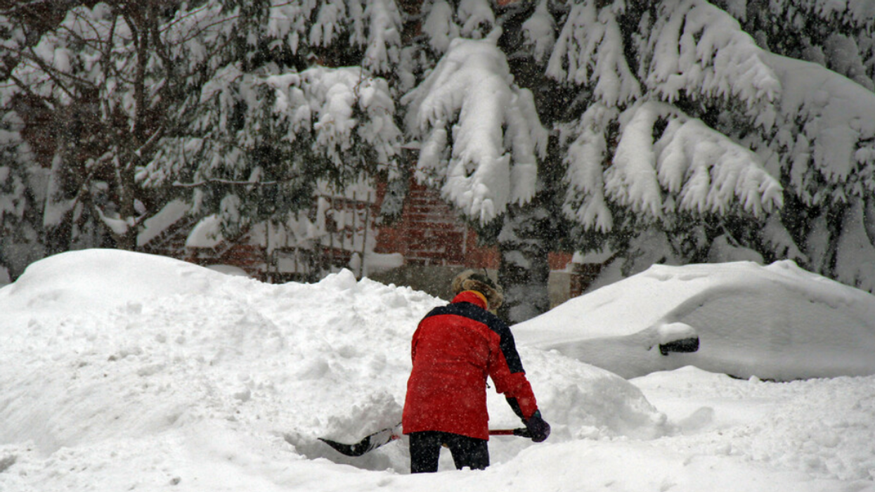 Tempête de neige.