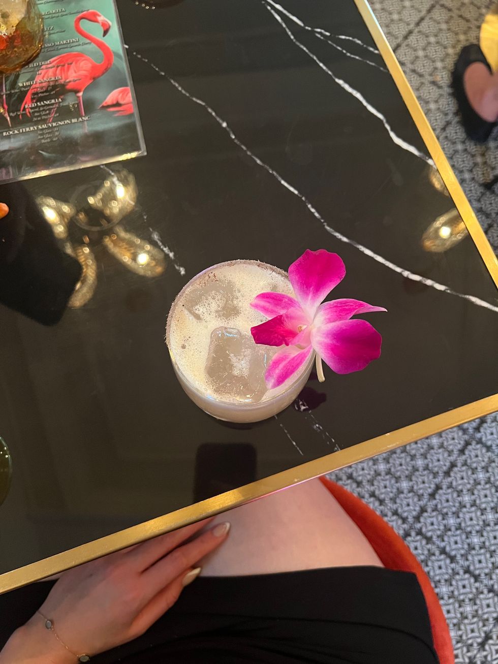 Terre Bleu lavender mockarita from the Lobby Bar.