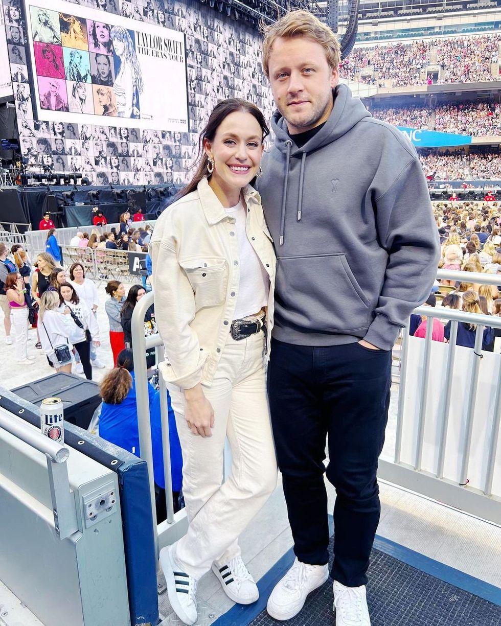 Tessa Virtue and Morgan Rielly at a Taylor Swift concert.
