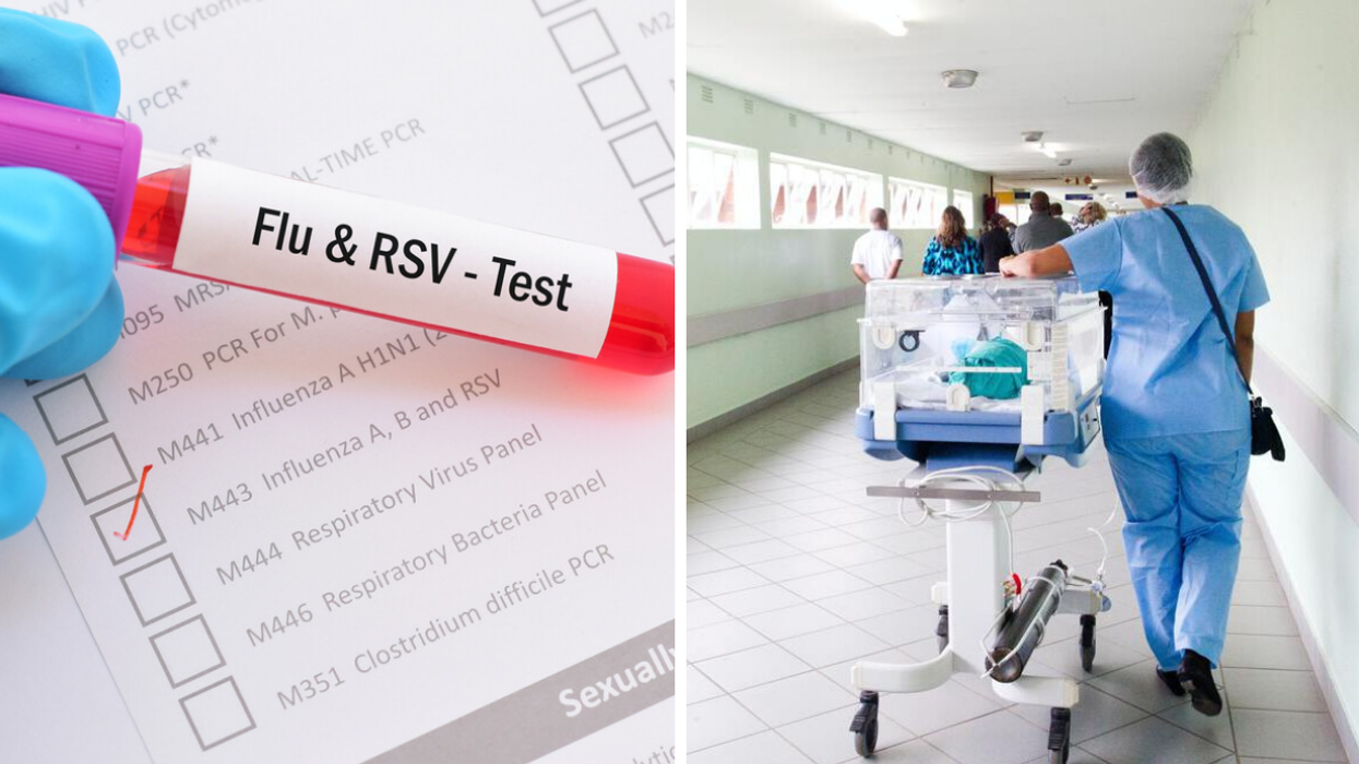 Test du VRS. Droite : Personnel médical.