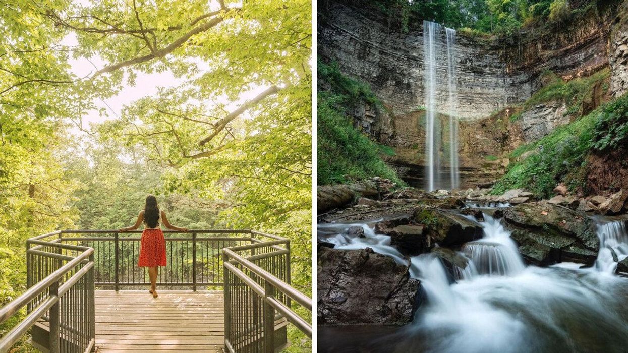 Tew Falls in Hamilton, Ontario.