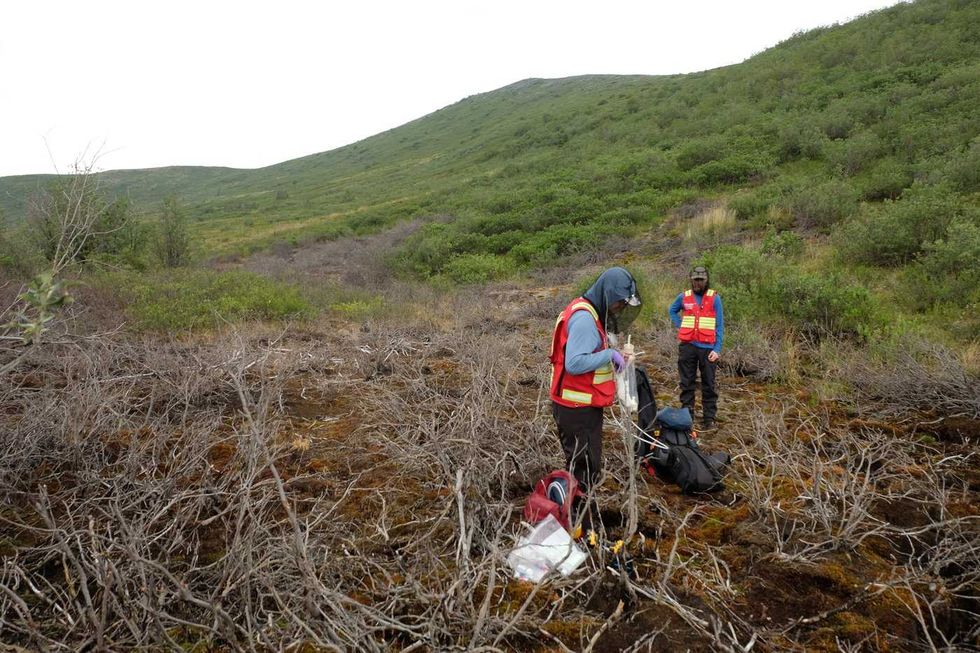 Thawing permafrost turns streams orange and toxic
