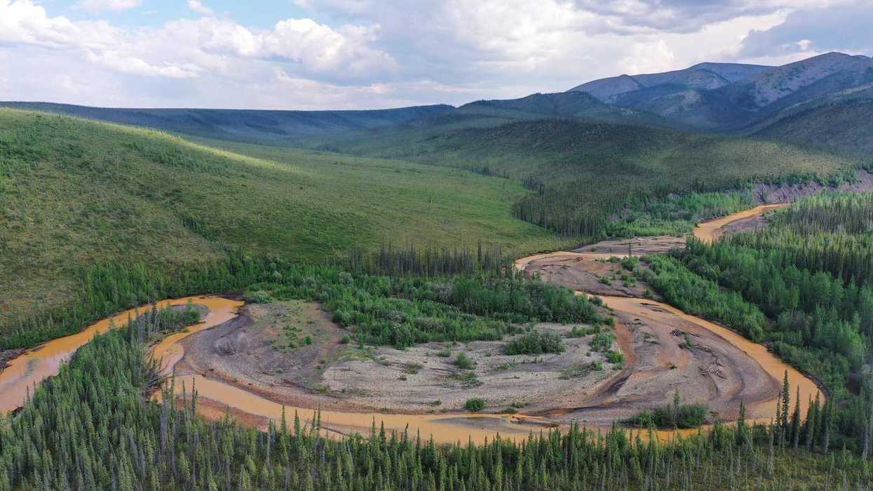 Thawing permafrost turns streams orange and toxic