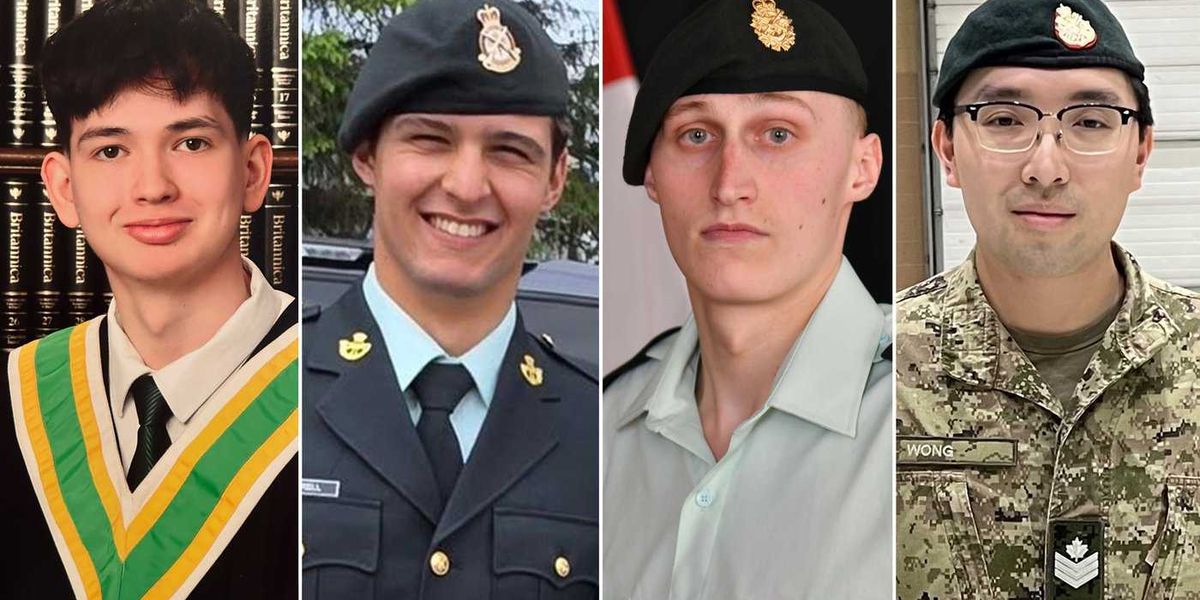 The 4 soldiers killed in fast-moving fire at CFB Wainwright in Alberta