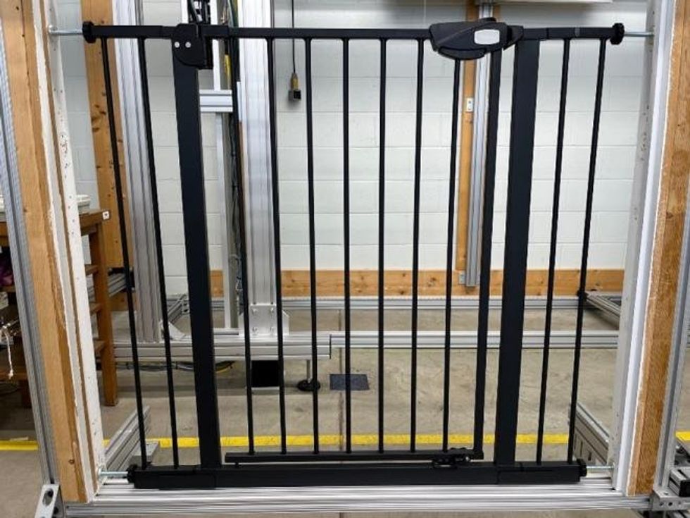 The AIKSSOO brand 36.22 inch baby gate.