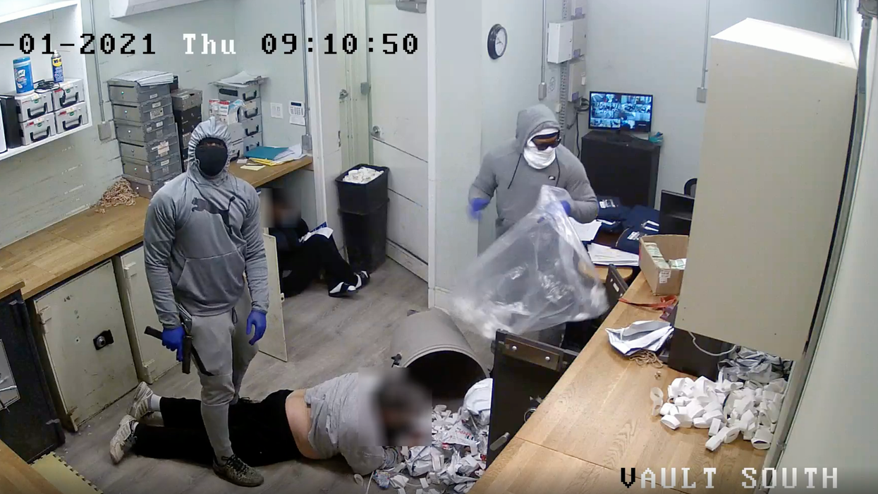 The alleged million-dollar retail robbery that happened in Toronto last year.
