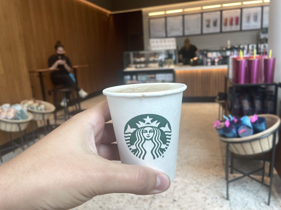 The Apple Crisp Oat Macchiato.