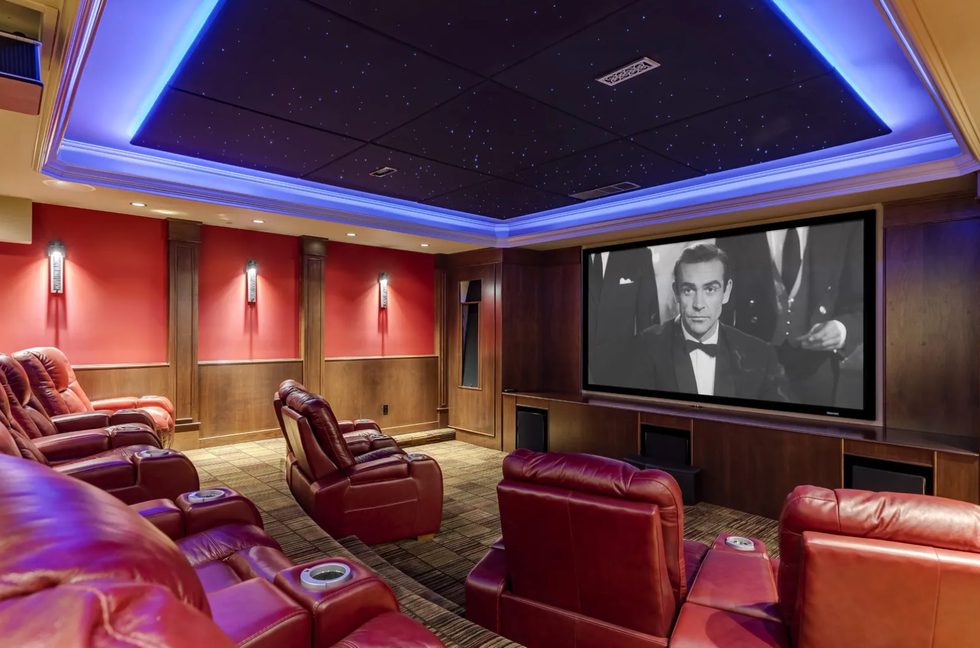 The at-home movie theatre.