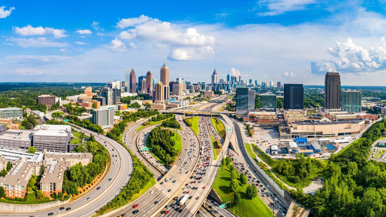 The Atlanta skyline.