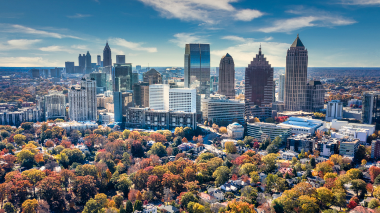 The Atlanta skyline.