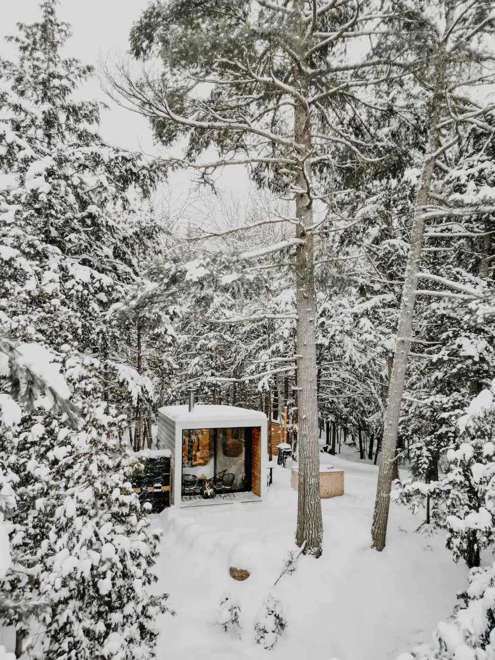 The Aux Box during the winter.