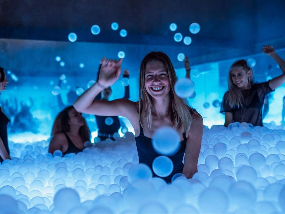 The ball pit at the Museum of Balls.