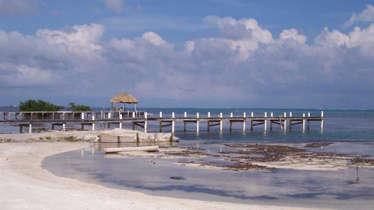 The beaches of Ambergris Caye, Belize.