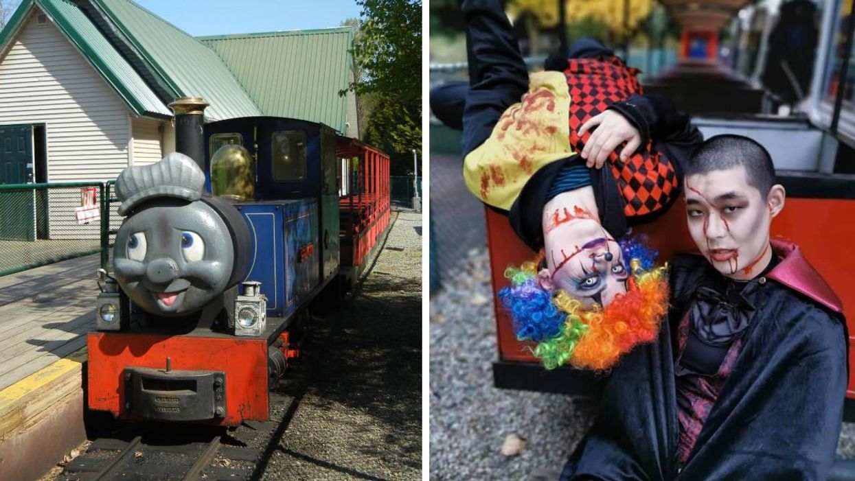 The Bear Creek Halloween Train In Vancouver Goes From Cute To Terrifying Real Quick