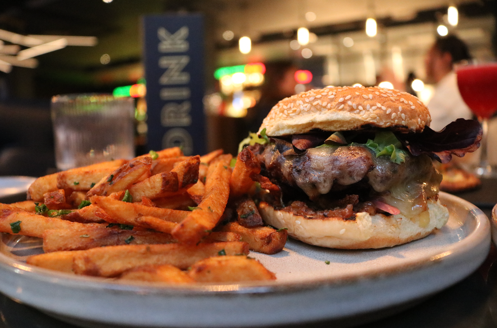 The "Beef Burger" at CKTL&Co.
