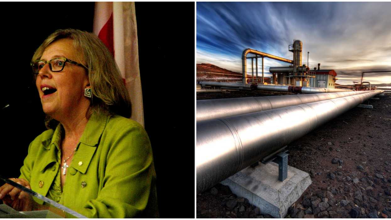 The Best Use Of Pipelines According To Elizabeth May Involves A Saxophone (VIDEO)