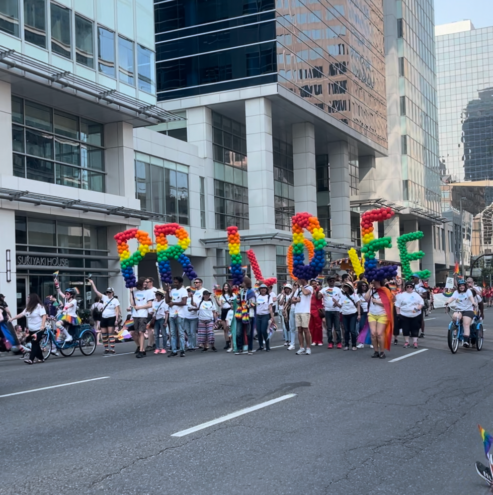 The Calgary Pride Parade.