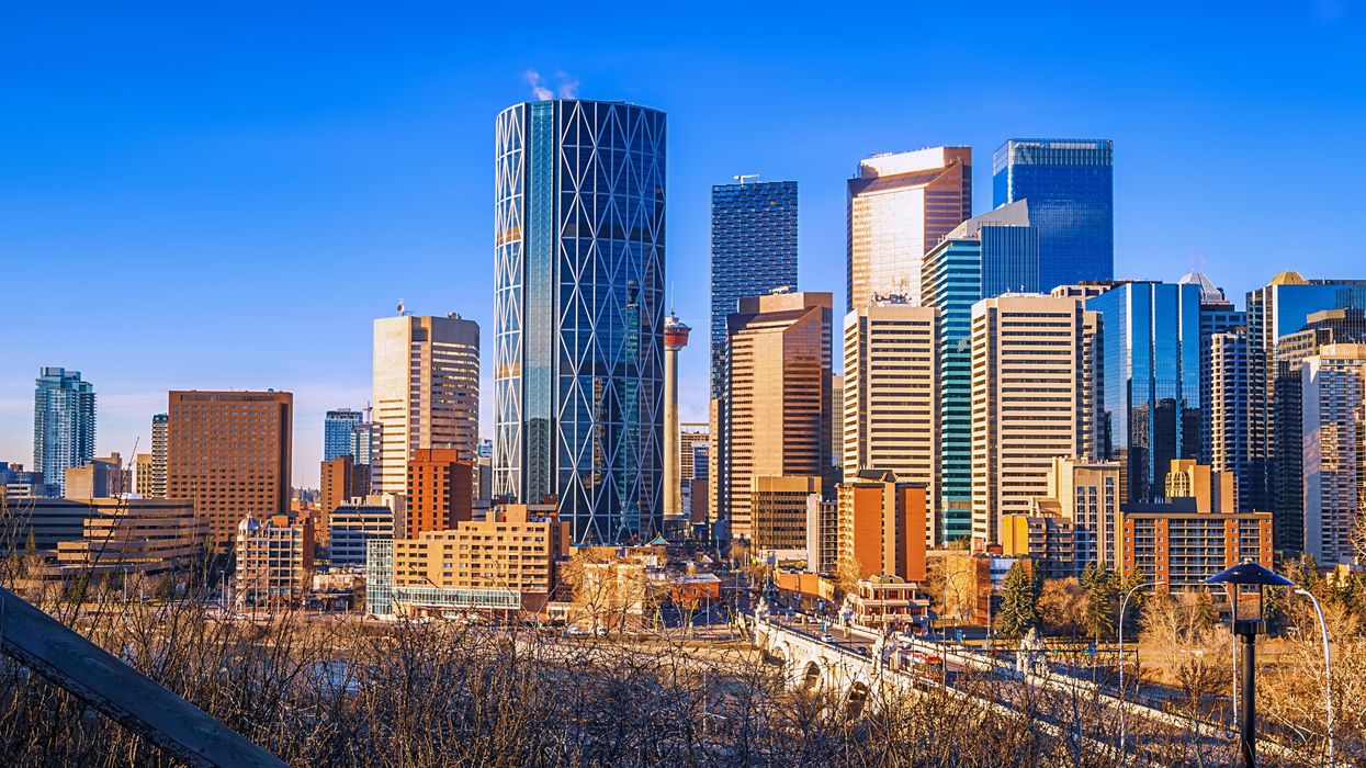 The Calgary skyline.