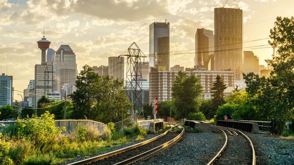 The Calgary skyline.