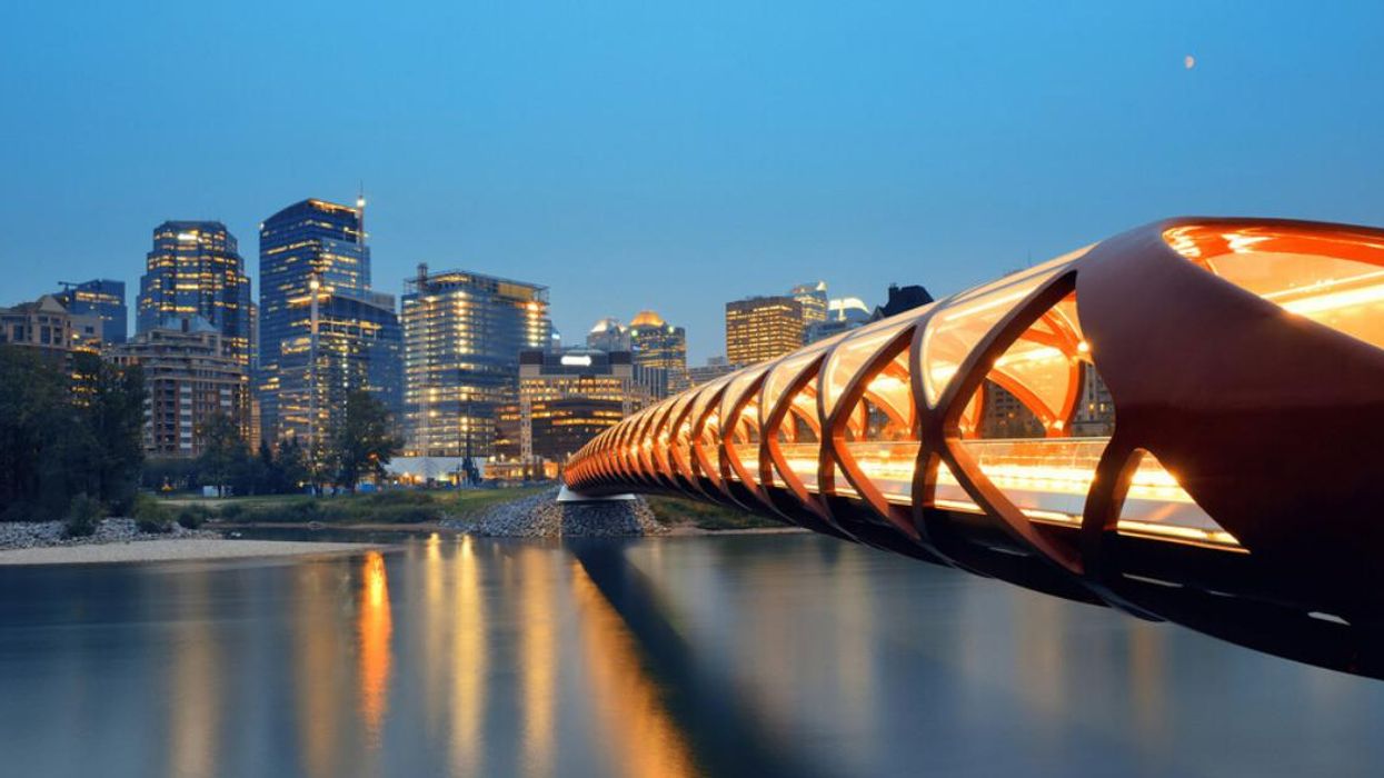 The Calgary skyline.