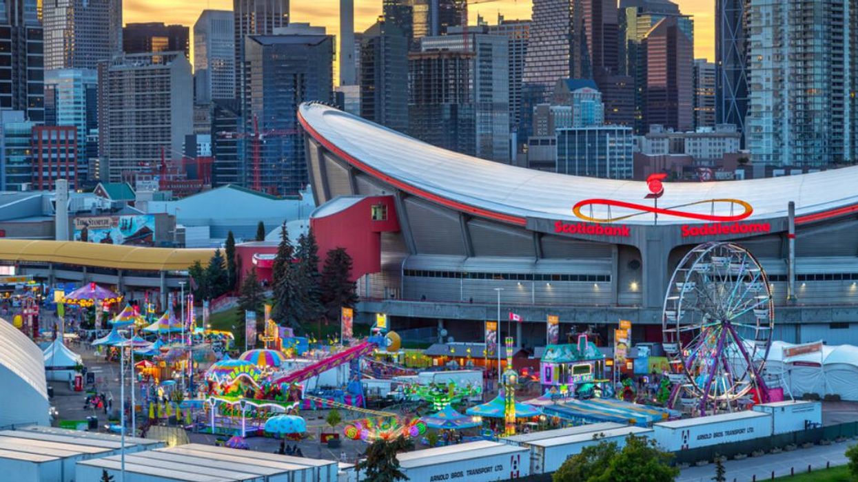 The Calgary Stampede grounds.