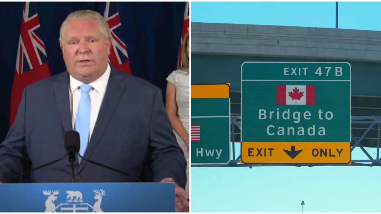 The Canada-U.S. Border Must Remain Shut For The Good Of Ontario, Says Ford