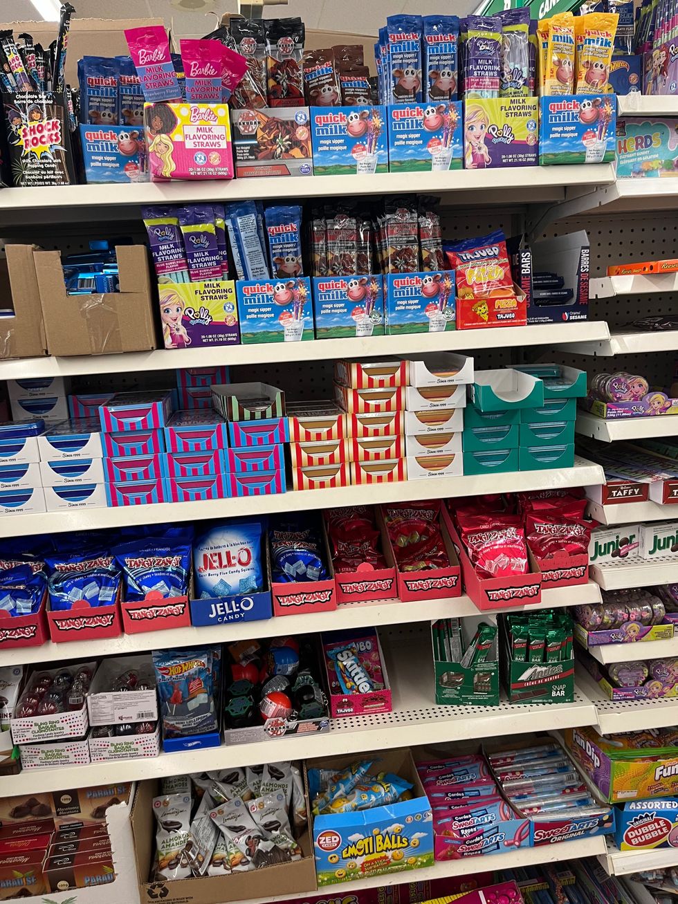 The candy aisle