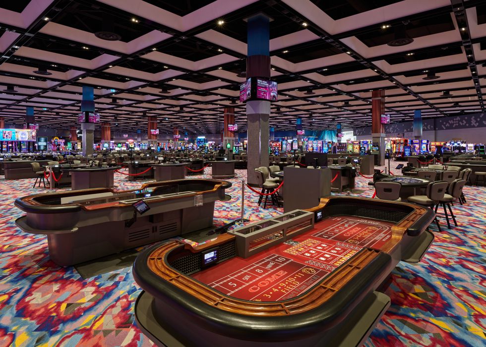 The casino gaming floor.