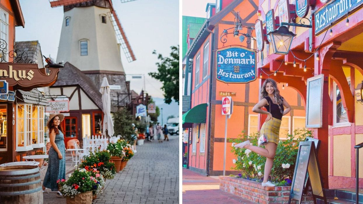 The charming town of Solvang, California.