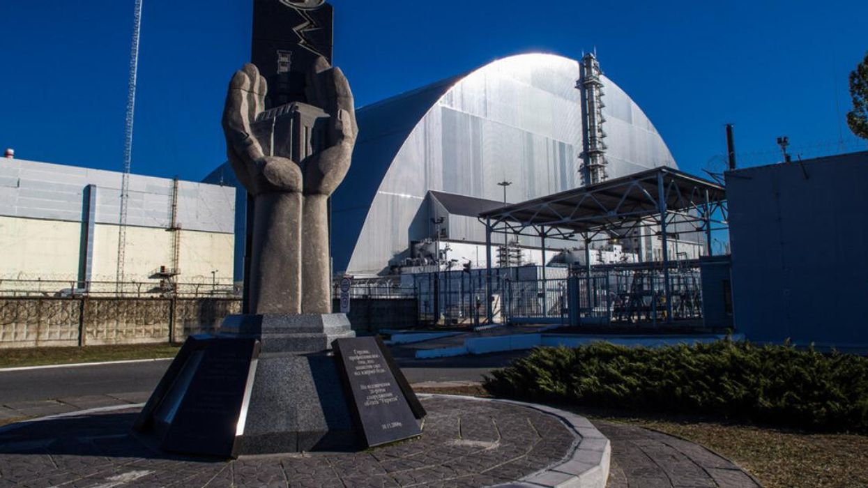 The Chernobyl nuclear plant in Ukraine.