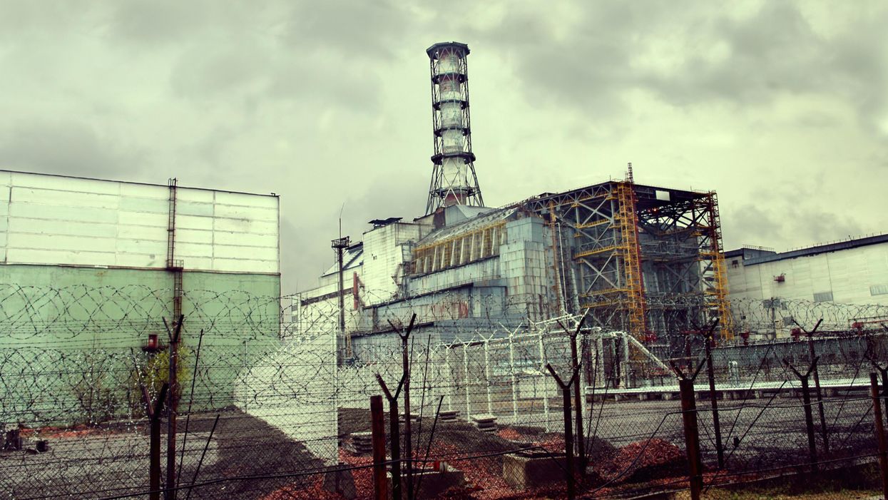 The Chernobyl nuclear power plant in Ukraine.