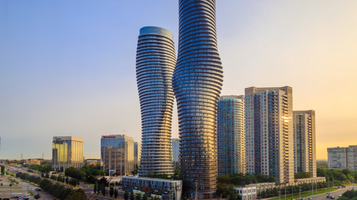 The city of Mississauga's skyline.