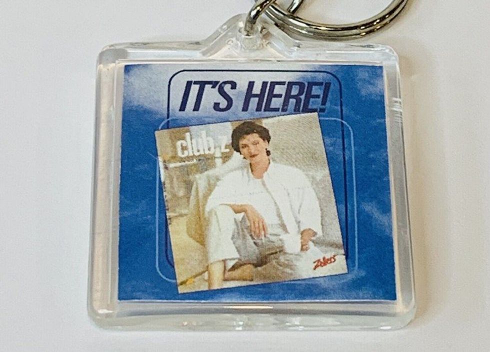 The Club Z keychain.