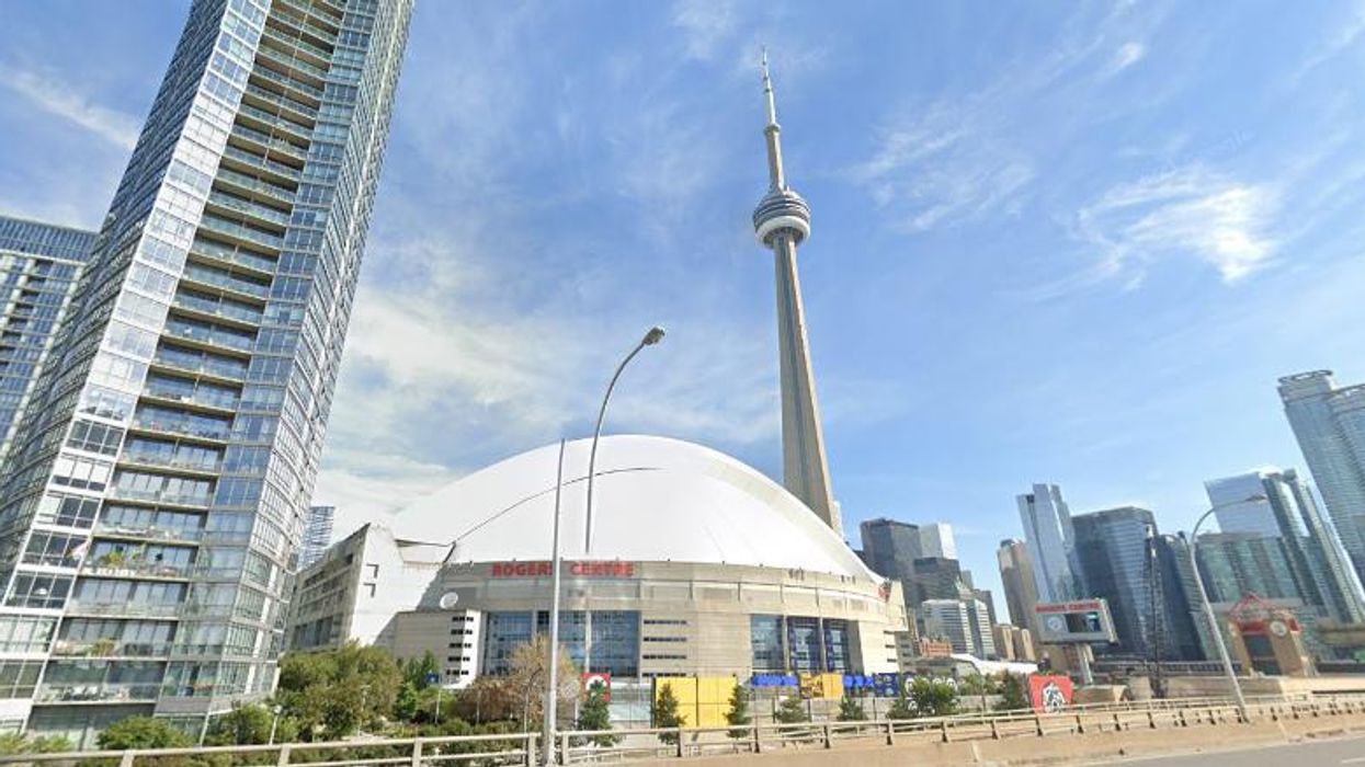 The CN Tower and Rogers Centre in Toronto