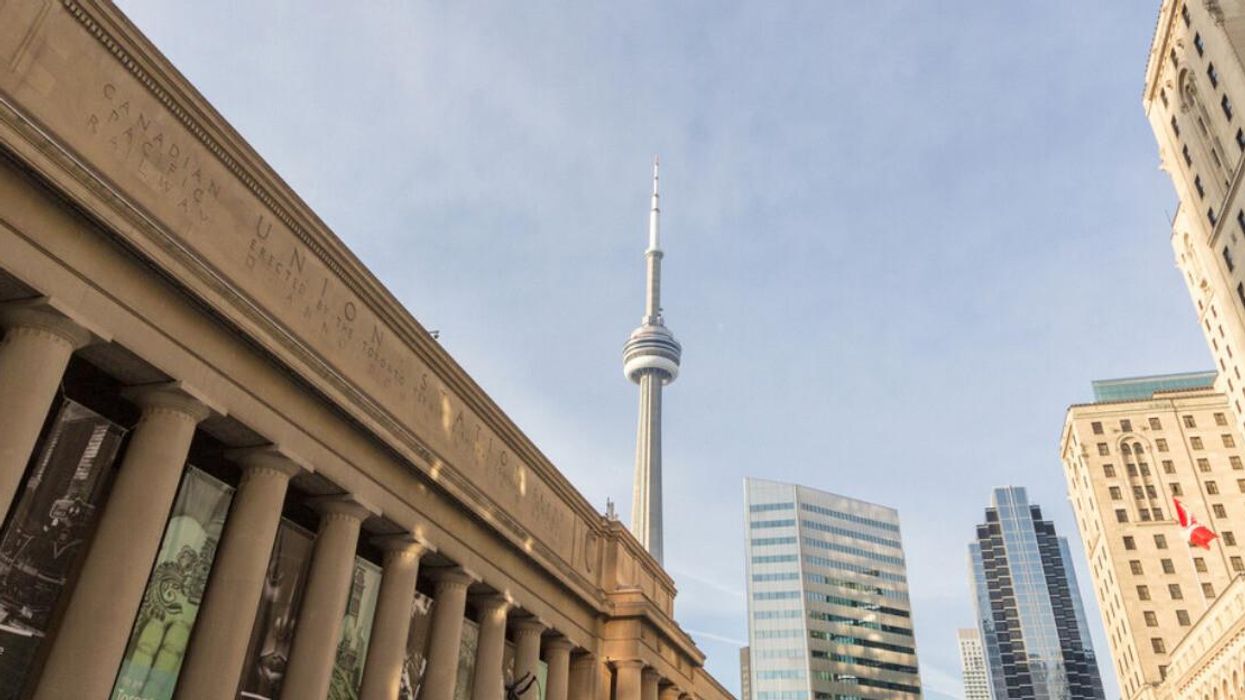 The CN tower in Toronto.