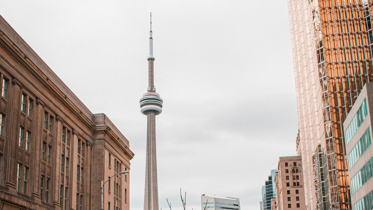 The CN Tower in Toronto.