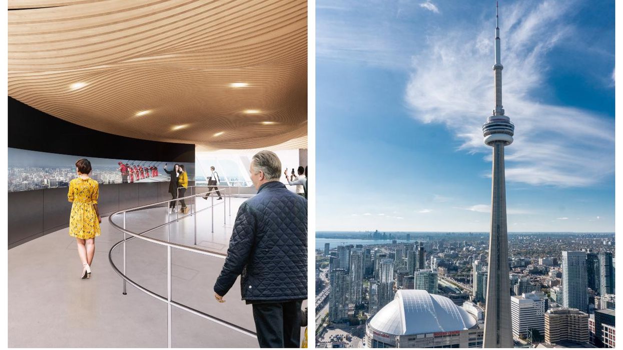 The CN Tower Is Getting A $21M Revamp With A Scarier Glass Floor & Video Walls