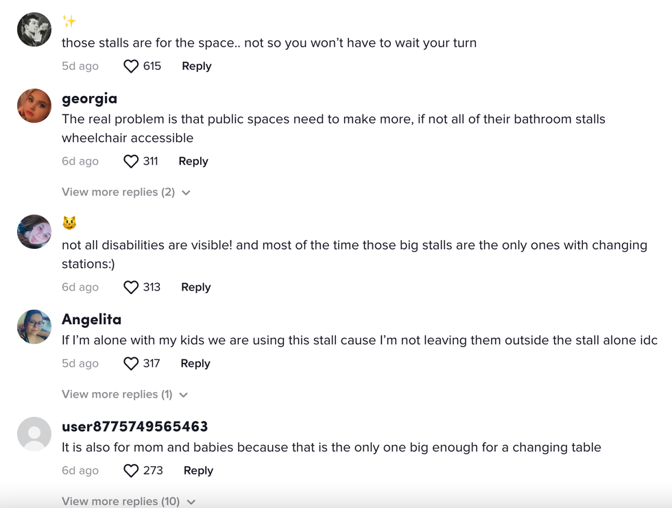 The comment section on Mara\u00f1on's viral TikTok video.