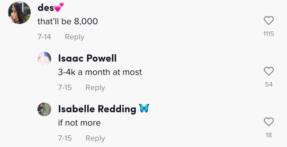 The comments on one of Daros videos.