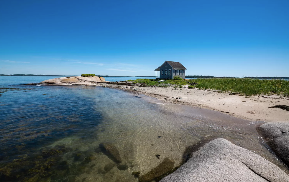 This Private Island In Maine With An Adorable Cottage Is For Sale For