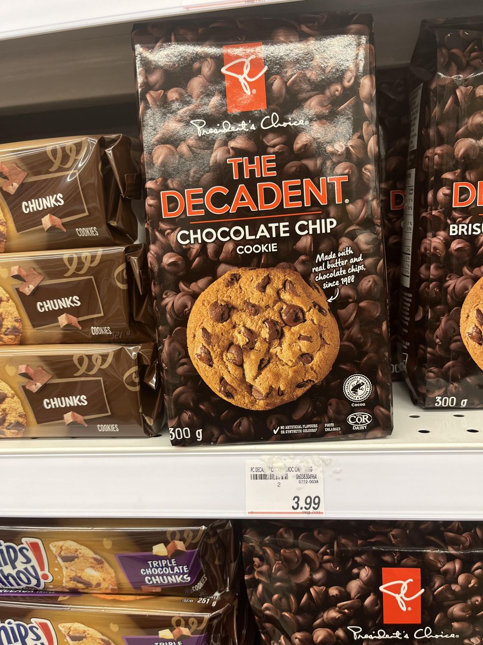 The Decadent Chocolate Chip Cookie.