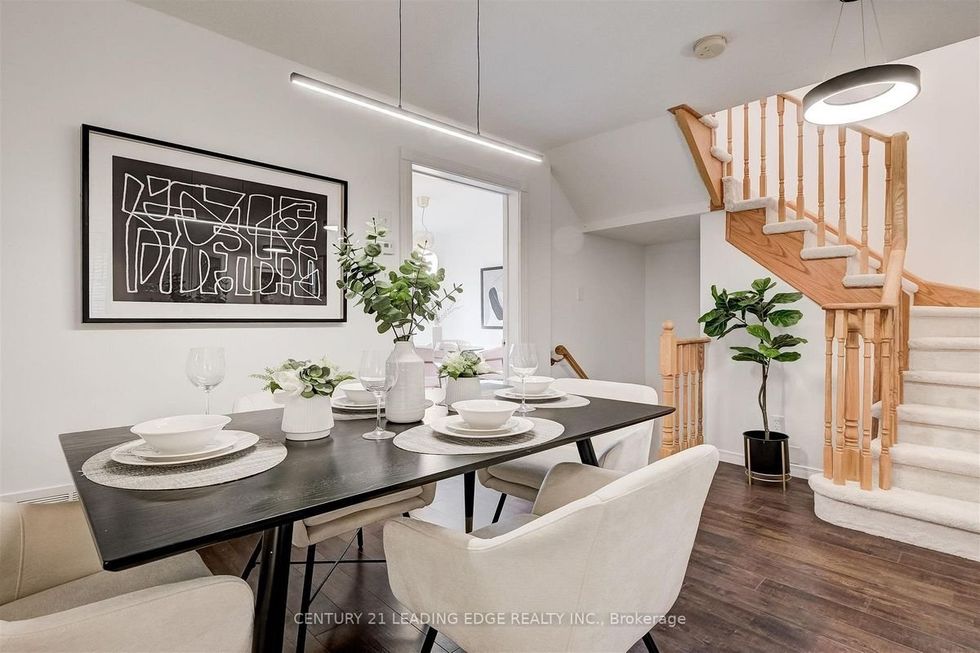 The dining area of 215 Andona Crescent.