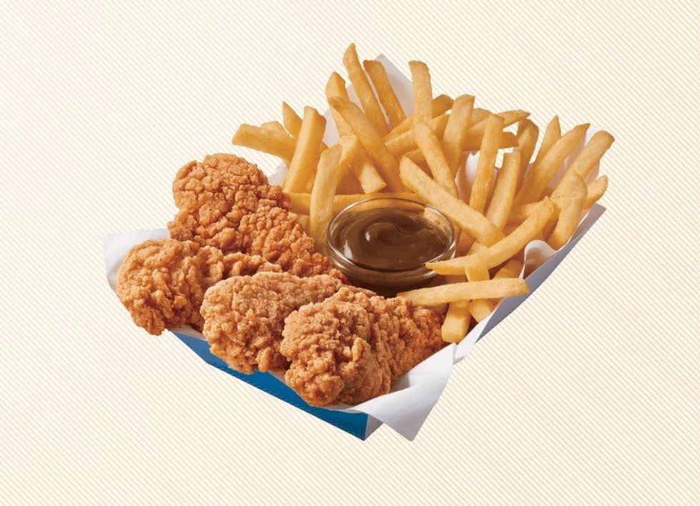 The DQ chicken basket.