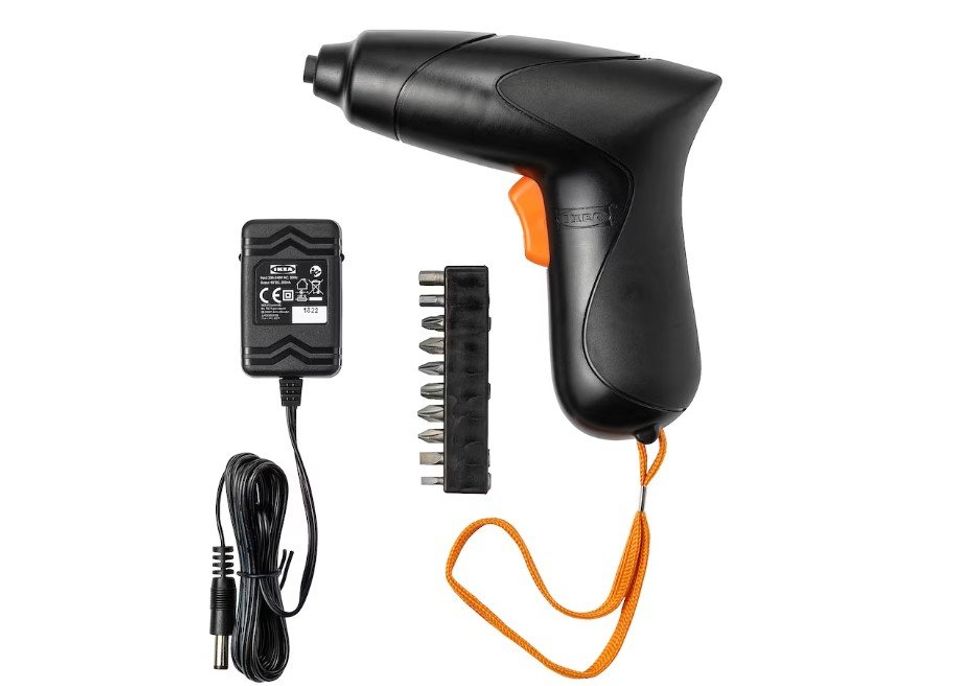 The electric screwdriver.